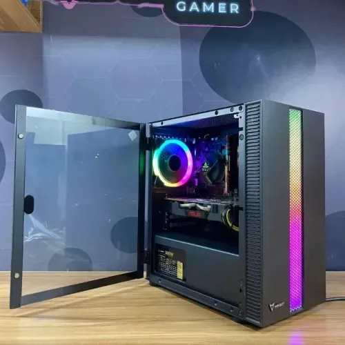 PC Gamer Novo INTEL CORE I3 + RX 580 + 1 ano de garantia e em até 12x
