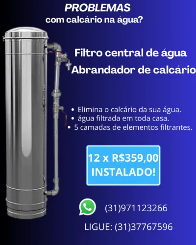 Filtro central abrandador