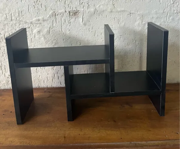 Nicho organizador de mesa cor preta