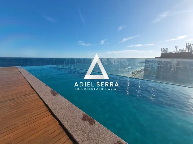 Expresso 2222 | Quarto e Sala | 51m² | Nascente | Mobiliado | Vista Privilegiada na Barra 