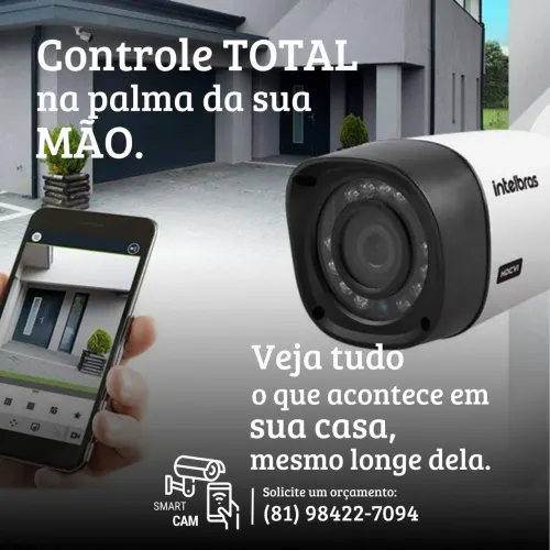 Instalação de câmeras de segurança
