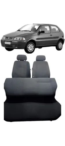 Jogo Banco Fiat Palio Fire 2portas Com Detalhes No Tecido
