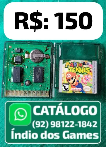 Mario Tennis Gradiente = R$: 150