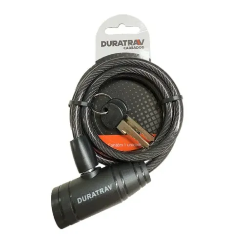 Cadeado DURATRAV Espiral Chave Ka2 8x1000mm
