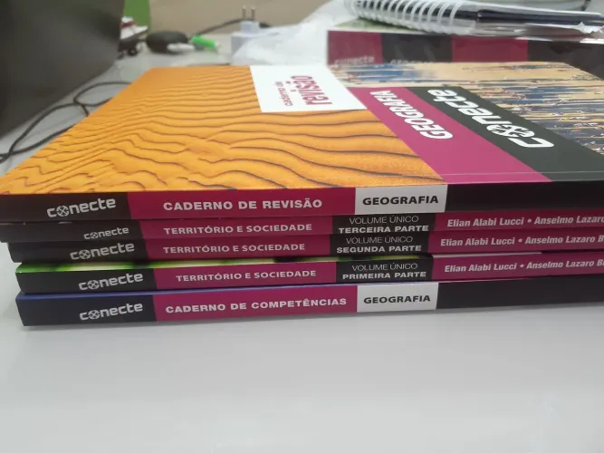 Livro Conecte lid Geografia Volume Unico ( BOX COM 5 LIVROS)ACEITO OFERTA 