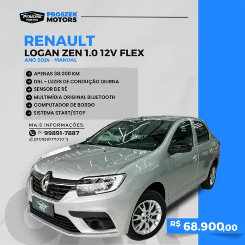 Renault Logan Zen Flex 1.0 12V 4P Mec. 2024