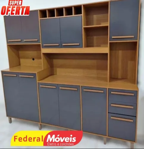 Armário para Cozinha Completo Novo - Organize com Estilo!