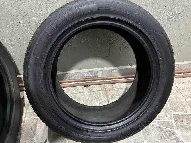 jogo de pneus 255/50/19 trazano meia vida roda bastante