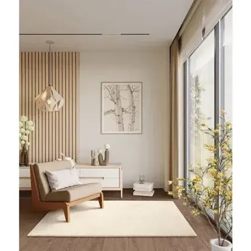 Tapete Ecletik off-white para Sala