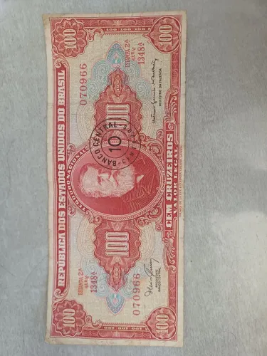 100 cruzeiros antigo