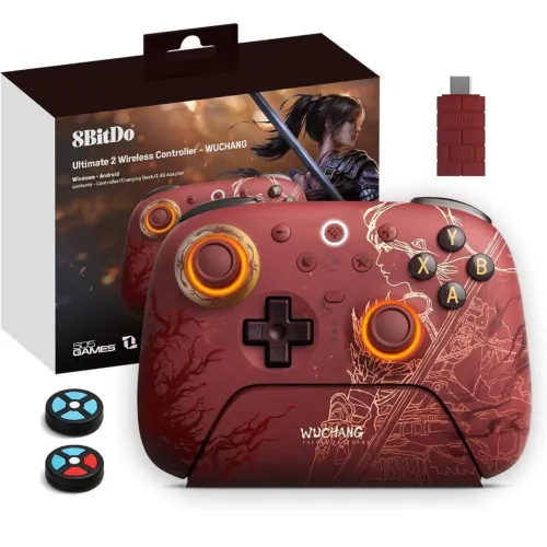 Controle sem fio 8bitdo Ultimate 2 Wuchang Hall TMR - Novo