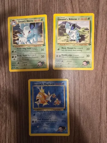 Cartas Pokémon TCG RARIDADE- Série  Gym Challange