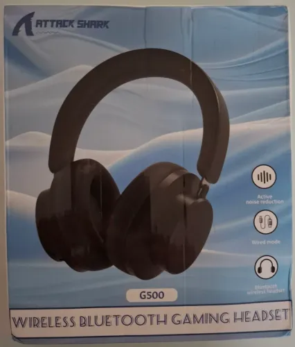 (Promo p/ retirada)Headset sem fio Attack Shark G500 ANC