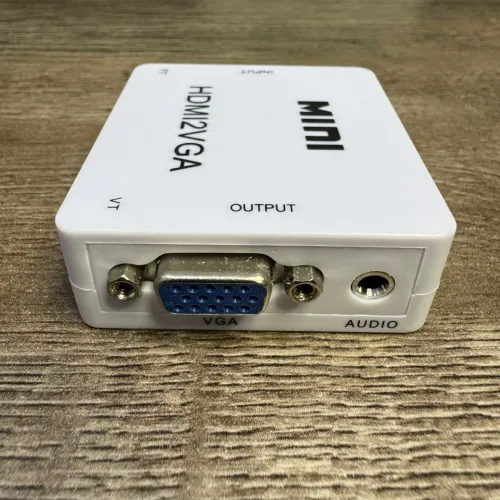 Conversor HDMI para VGA Mini - Novo