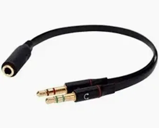 Cabo adaptador p2 para headset