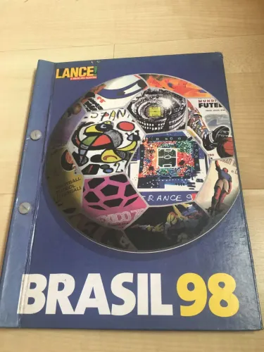 Revista Lance 1988 tipo fichário capa dura