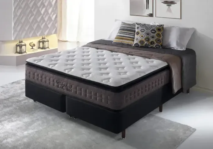 Cama Box Queen Anjos Crypton 76cm PROMOÇÃO FRETE GRÁTIS