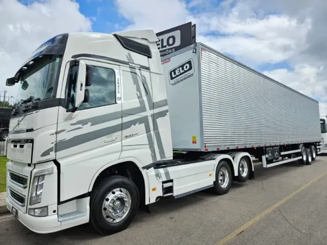 Volvo FH 460 6x2 Ano 20 Euro 5 Plano Ouro Baixo km- Baú Nostra 0km 30 plt ano 25 S/pneus