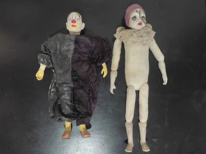 Bonecos de Palhaço porcelana antigo