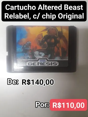 Cartucho Altered Beast Sega Mega Drive- Chip Original