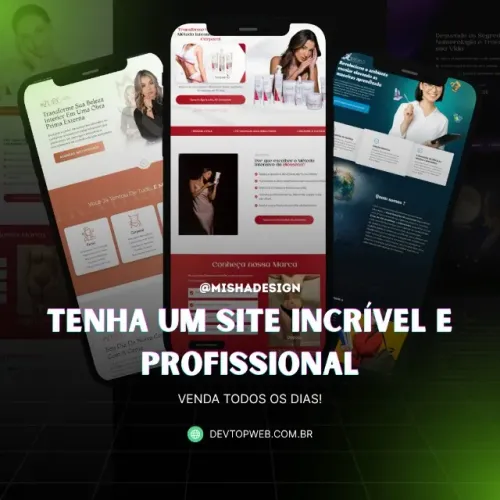 Criação de sites, catálogos e lojas virtuais