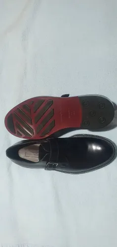 Sapato Social Masculino de Couro Preto