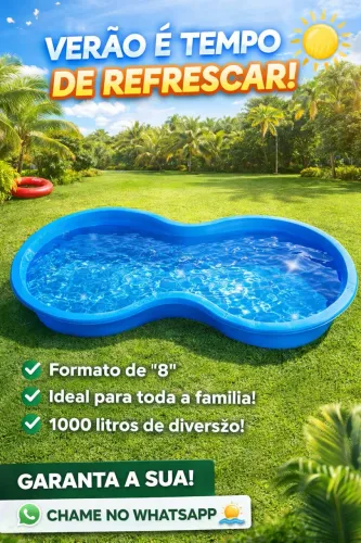 Piscina formato de 8