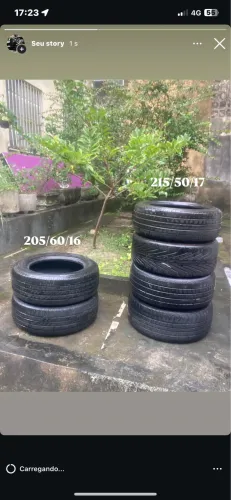 Pneu 215/50/17 e 205/60/16