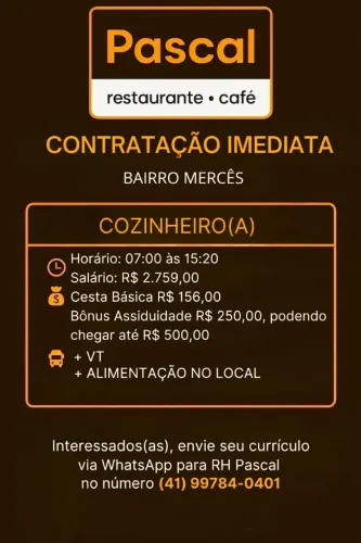 Cozinheiro (a)