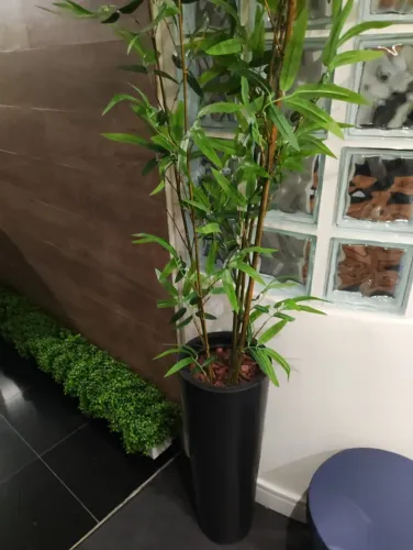 Vaso com Planta Flor Artificial