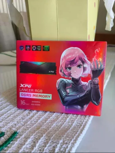 MEMÓRIA RAM DDR5 XPG LANCER RGB - ALTO DESEMPENHO!