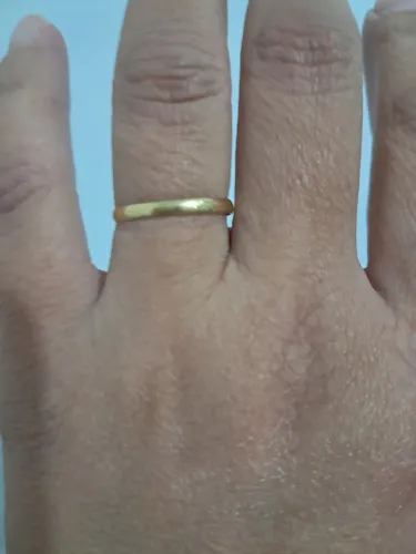 Aliança ouro 18k