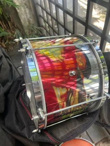 Caixa de Samba malacacheta com talabarte e baqueta  bag Contemporânea 