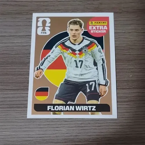 Figurinha Extra Sticker Florian Wirtz bronze