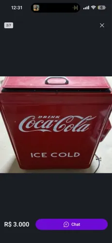 cooler da coca cola