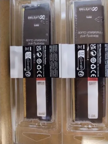 1x16gb Memória ram DDR5 16gb KINGSTON FURY (NOVA)