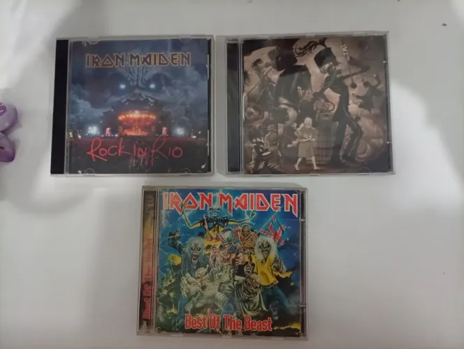 Kit 3 CDS de rock(iron maiden e my chemical romance)
