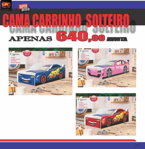 cama carrinho solteiro 