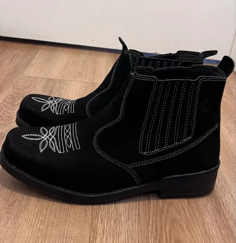 Bota Country Chelsea Masculina Couro Legítimo Leroy Ultra - Tam. 42 - Usada 1 vez
