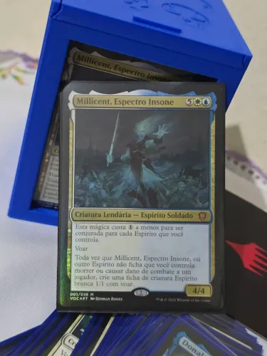 Deck magic commander miliscent azorius spirit squadron precon com deckbox e sleeves