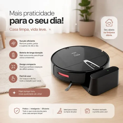 Aspirador robô philco