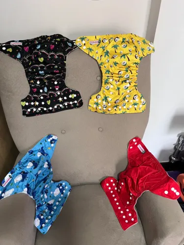 Fraldas ecológicas Fraldadinhos (brinde absorventes)