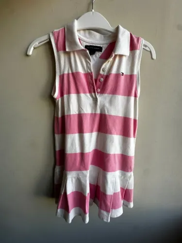 Vestido infantil Tommy Hilfiger - Tamanho 3 anos