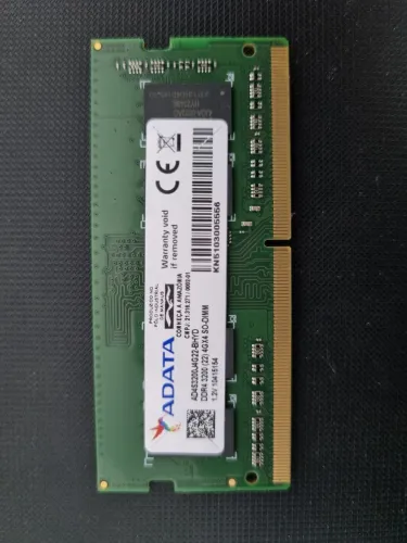 Memória RAM ADATA DDR4 8gb 3200Mhz 2x4GB - SODIMM