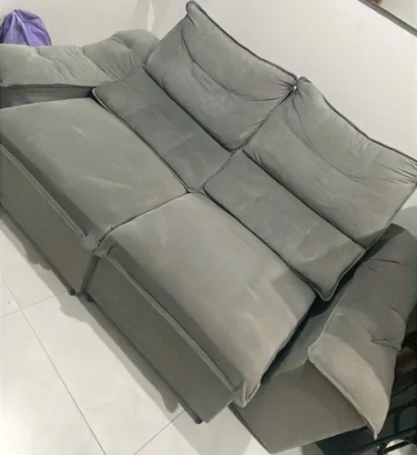 Sofá reclinável 2 lugares