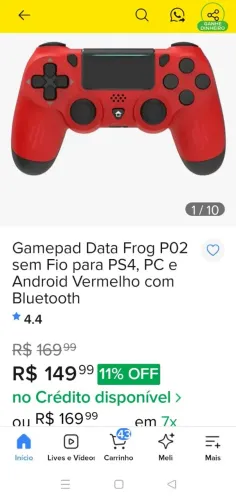 Barato 2 controle bluetooth e base da Data Frog P02 novo na caixa