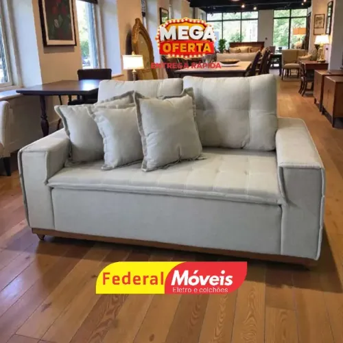 Sofá 1,70m Linho - Promoção Imperdível!