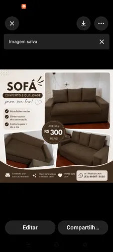 Sofá 300 reais