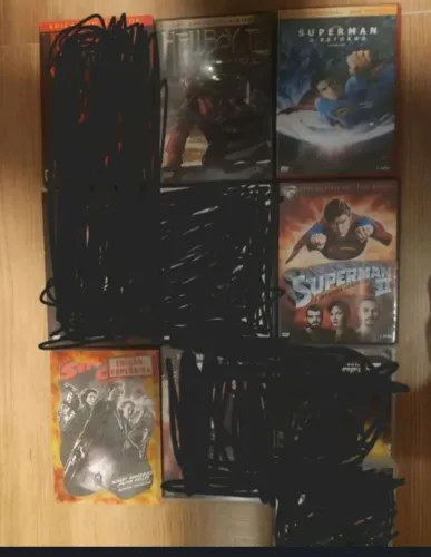 DVDs Superman,Hellboy 2,Justiceiro,Sin City