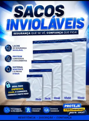 Sacos Invioláveis: Segurança que se vê, Confiança que fica! ?